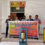 PKMI-UHO, Dosen Teknik Mesin Perkenalkan Pemeras Santan Sistem Hidrolik di Moramo Utara