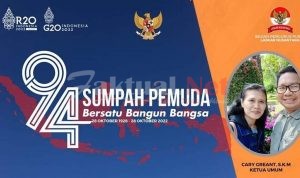 “Selamat Hari Sumpah Pemuda Bangsa Indonesia”, Carry Greant Ketua Umum Perkumpulan Laskar Nusantara