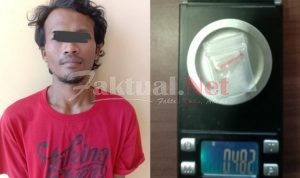 Seorang Pria Dibekuk Unit 2 Satresnarkoba Polres Serang di Cikande