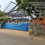 Rangka Bangunan Dari Besi Baja Disegel Sektor DCKTRP Kecamatan Tanjung Priok Jakut