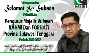 Resmi di Lantik Pimpin Presidium Majelis Wilayah KAHMI Sultra, Ruksamin Dapat Ucapan Selamat dari Alumni