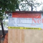 PT.SUMBER BAKTI MENGGUNAKAN ARUS LISTRIK PLN DARI KABEL UTAMA UNTUK KERJAKAN PROYEK