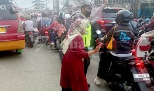 Gatur Pagi Polsek Ciruas Lakukan Dengan Cinta Yang Tulus dan Ikhlas