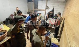 Polsek Ciruas dan Satpol PP Kecamatan Terus Sisir Penjual Miras