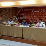 Rapat Pleno Hasil Perbaikan Verifikasi Faktual, PSI dan Partai Buruh Memenuhi Syarat di Kota Kendari