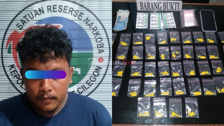 Satresnarkoba Polres Cilegon Berhasil Tangkap Pelaku Jual Obat Keras