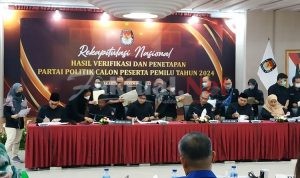 17 Parpol di Nyatakan Lolos Sebagai Peserta Pemilu 2024, Ini Nama-Namanya