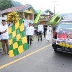 Rahmawati Muhammad Lepas Kafilah Pawai Ta’aruf  Kecamatan Tidore Timur