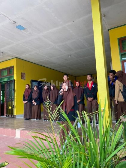 Pemaparan VISI-MISI bakal Calon Ketua Osis SMAN 2 KENDARI (foto Farhan Ist)