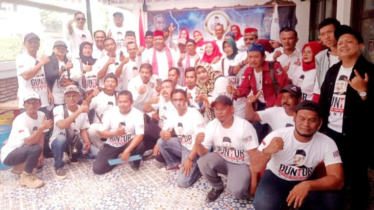 Relawan Ganjar Pranowo di Banten Menggelar Deklarasi
