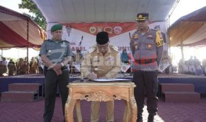 Pemkot Tikep Teken MoU Kerjasama Percepatan Penurunan Stunting Bersama Polresta Tidore dan Kodim 1505