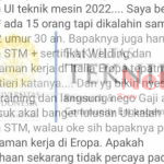 Ijazah STM Lebih Sakti dari Sarjana Teknik UI, Pria Ini Nyesek