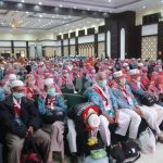 Jemaah Haji Kloter 12 Tiba di Bandara Internasional Hasanuddin Makassar