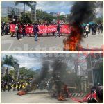 Ratusan Massa Desak Kejati Sultra Periksa Syahbandar Molawe