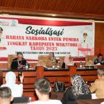 Tingkatkan Peran Pemuda, Dispora Wakatobi Gelar Sosialisasi Bahaya Narkoba