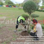 Polsek Kepulauan Seribu Selatan Menggelar Kegiatan Penanaman Pohon ‘Birukan Langit’ untuk Pemeliharaan Kualitas Udara