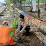 Polsek Kepulauan Seribu Utara, Polres Kepulauan Seribu, Berkolaborasi dengan Warga Tanam Pohon untuk Reduksi Polusi Udara