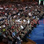 Antusiasme Jemaat Milenial dan Gen-Z Selfie Bareng Prabowo di Acara Natal Surabaya