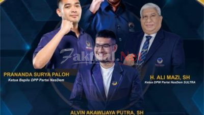 Ketua Umum DPP Nasdem Surya Paloh Serukan Kemenangan Pemilu 2024 di Bumi Anoa