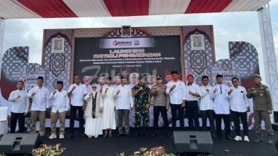 Mewakili Pj Gubernur, Sekda Sultra Launching Patroli Pengawasan Masa Tenang, Pemungutan dan Penghitungan Suara Pemilu 2024