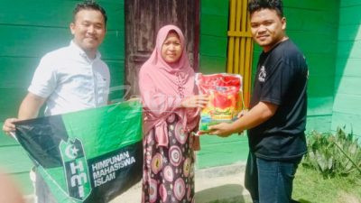 Jelang Ramadhan, HMI Cabang Konawe Salurkan Bantuan Sembako ke Kaum Dhuafa