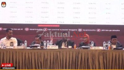 Diwarnai Walk Out, Hasil Pleno KPU Sultra untuk Wakatobi Diterima Peserta Sidang