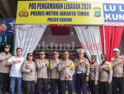 Kapolres Metro Jakarta Timur Cek Pos Pelayanan dan Pos Pengamanan Mudik Lebaran 2024