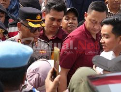 Kapolres Metro Jakut Pimpin Pengamanan Kunjungan Gibran di Rusun Waduk Pluit