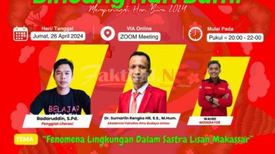 Peringati Hari Bumi, Hipma Gowa Laksanakan Kajian Rutin