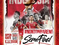 Gemoinya Kendari Gelar Nobar Piala Asia U23 di eks MTQ