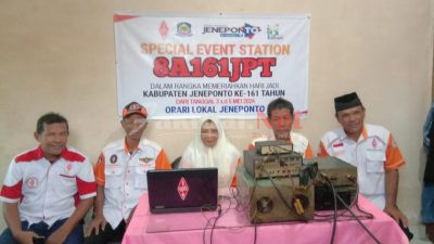 Peringati Hari Jadi Jeneponto, Orari Lokal Gelar Spesial Event Station SES BA161JPT