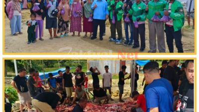 Turut Merayakan Iedul Adha 1445 H,Yudhianto Mahardika Kurbankan 13 Ekor Sapi di Hari Tasrik