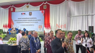 Wakili Pj Gubernur, Sekda Sultra Hadiri Rakornas Pengukuran Indeks Pengelolaan BMD Pemerintah Daerah Tahun 2024 oleh KPK RI