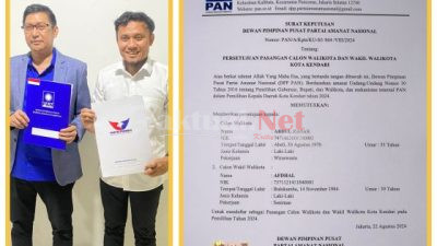 Resmi Peroleh B1 KWK PAN, Abdul Rasak – Afdhal Siap Daftar ke KPU Kota Kendari