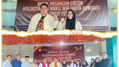 Jalani Pemeriksaan Kesehatan, Yudhi-Nirna Ajak Menangkan Kendari Menyala