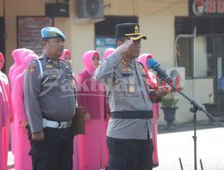 Kapolres AKBP Muhammad Rosid Pimpin Serah Terima Jabatan 1 Kabag dan 6 Kapolsek Polres Wajo