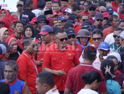 Lautan Manusia Kawal MASI AMAN Mendaftar Di KPU