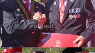 HUT ke-79 RI, Sekda Asrun Lio Terima Penghargaan Satyalancana Karya Satya dari Presiden