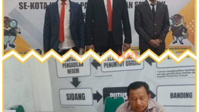 Panwascam Wua Wua Laporkan Kaseknya ke Bawaslu Kota Kendari