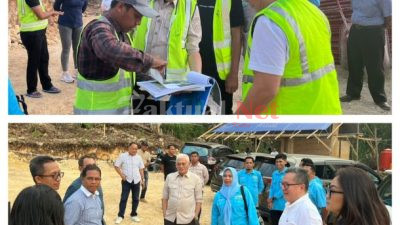 Mewakili Pj Gubernur, Sekda Sultra Tinjau Progres Pembangunan SMAN 7 Baubau
