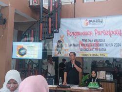 Sosialisasi Pengawasan Partisipatif, Panwascam Kadia Tegaskan Politik Santun