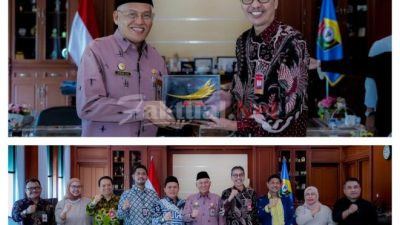 Mewakili Pj Gubernur, Sekda Sultra Pimpin Jalannya Rapat Koordinasi Tahap Awal antara Bank Jatim dan Bank Sultra