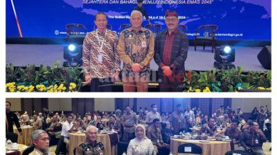 Wakili Pj Gubernur, Sekda Sultra Hadiri peresmian LMS Pamong Desa, Dirangkaikan Rakornas Keberlanjutan LMS Pamong Desa Tahun 2024