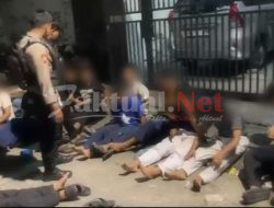 Belasan Remaja dengan Senjata Tajam Diamankan TP3 Polres Jakbar di Penjaringan