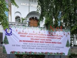 Prosesi Ibadah Natal Di Gereja HKBP Resort Ancol Podomoro Jakarta 2024