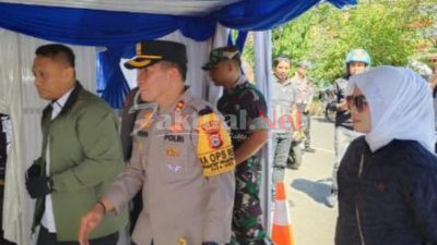 Ketua DPRD Bersama PJ Bupati Dan Kapolres Bone Inspeksi Mendadak Pos Nataru 2024