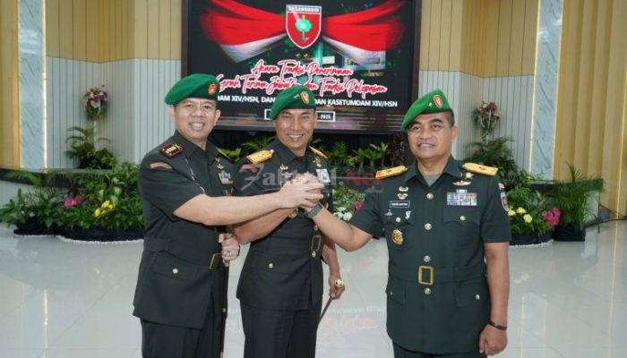 Pandam IV Hasanuddin Pimpin Serah Terima Jabatan Pejabat Kodam IV/Hasanuddin