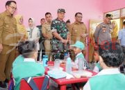 Dandim 1409/Gowa, Dampingi Uji Coba Makan Bergizi Gratis