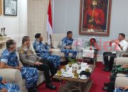 Kapolres Gowa Hadiri Kunjungan Silahturahmi Pangkoopsud II di Ruangan Kerja Bupati Gowa