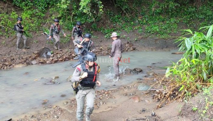 Batalyon B Pelopor Satuan Brimob Polda Sulsel, Gelar Latihan Lintas Medan